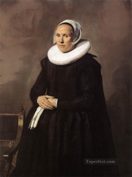 フランス・ハルス Painting - ファインチェ・ヴァン・ステンキステの肖像画 オランダ黄金時代のフランス・ハルス